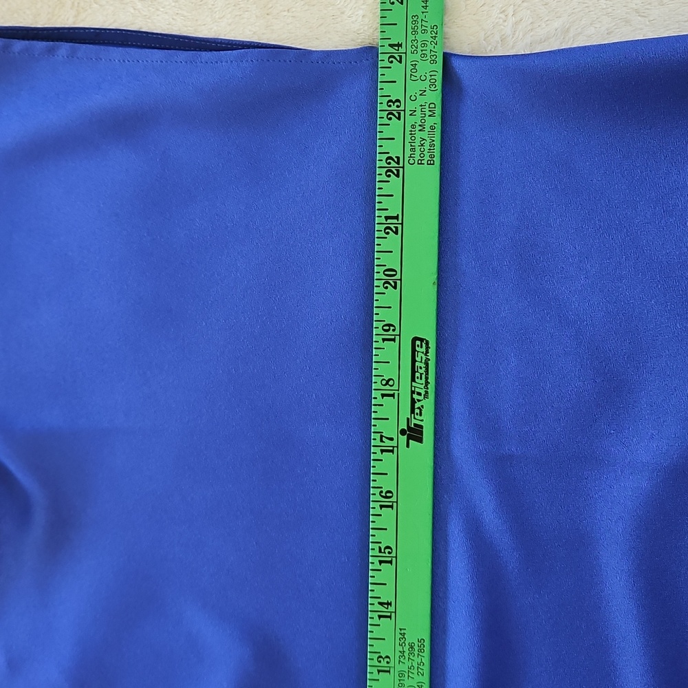 NWT MARELLA Women's Asymmetric Boat Neck Top:Color-Cornflower Blue: Size- 14 - Picture 14 of 16